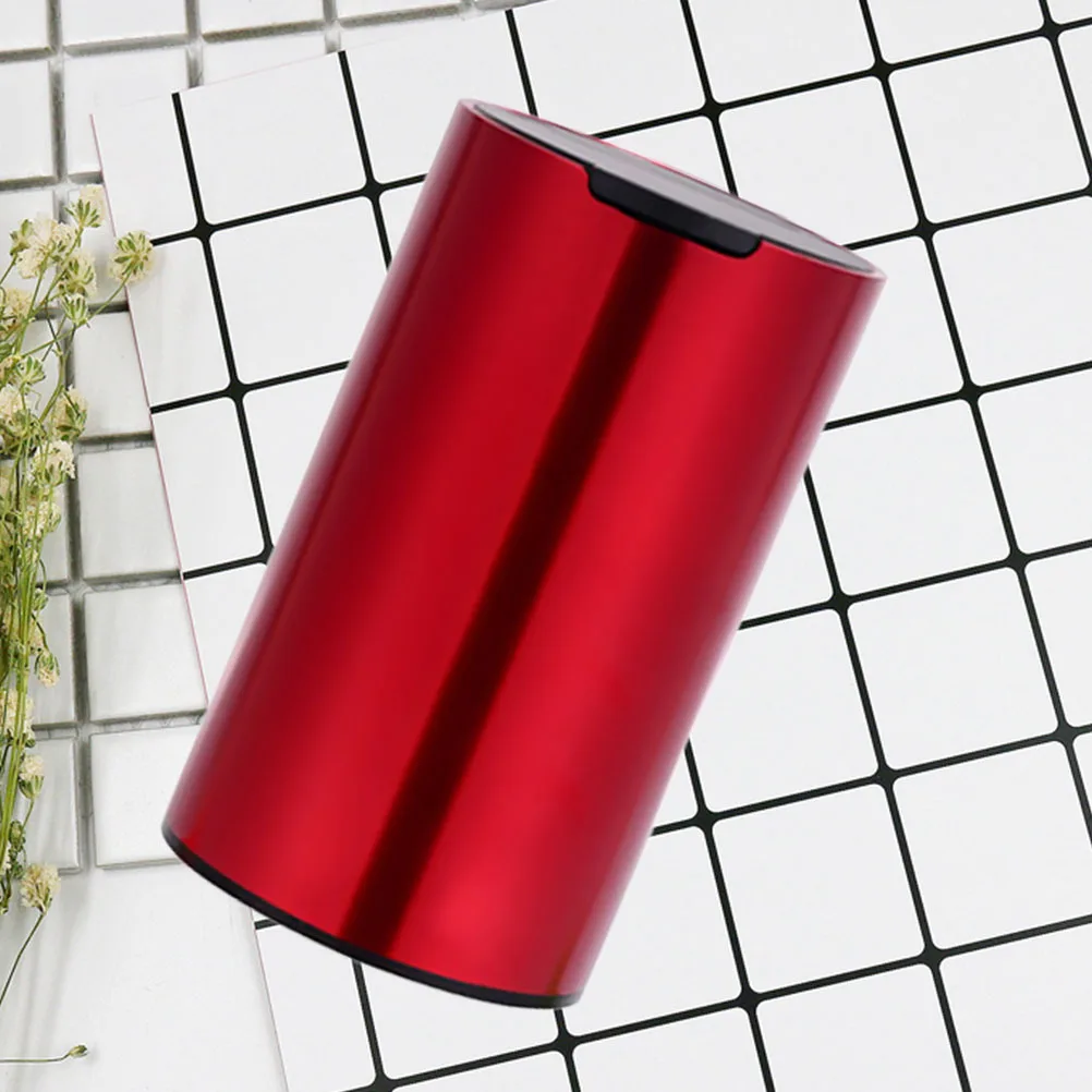 

1pc Creative Car With Creative Car Ashtray Lid Multifunctional Cigarette Holder Ash Storage Container For Vehicle Home Use Red