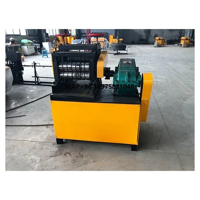 4-25Mm scrap steel bar recycling straightening machine Second-hand scrap steel wire straightening machine