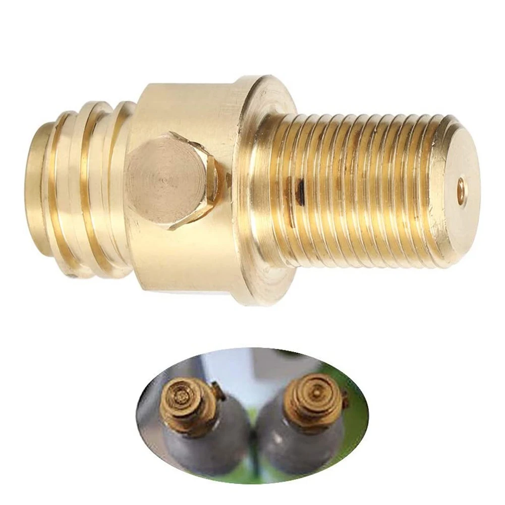 A09G-ソーダシリンダーバルブ CO2 補充アダプターコンバーター M18X1.5、ソーダストリームタンク用ソーダボトルシリンダー補充アダプター