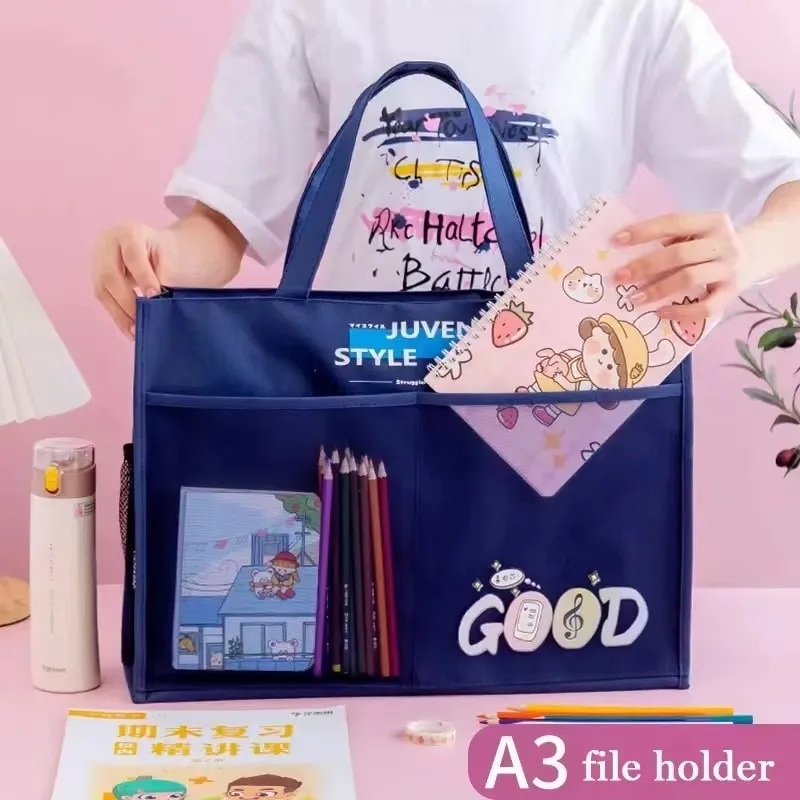 

Сумка для файлов формата А3, многослойная сумка-тоут для художественных работ, сетка, 8k, сумка для хранения альбомов, сумка для хранения книг, портфолио, художественный эскиз, держатель для файлов