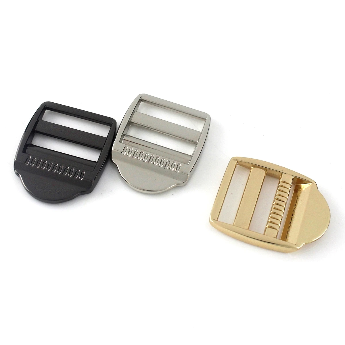 1pcs Metal 2 Bar Buckle for Webbing Backpack Bag Strape Belt DIY Leather Craft Purse Pet Collar Clasp High Quality