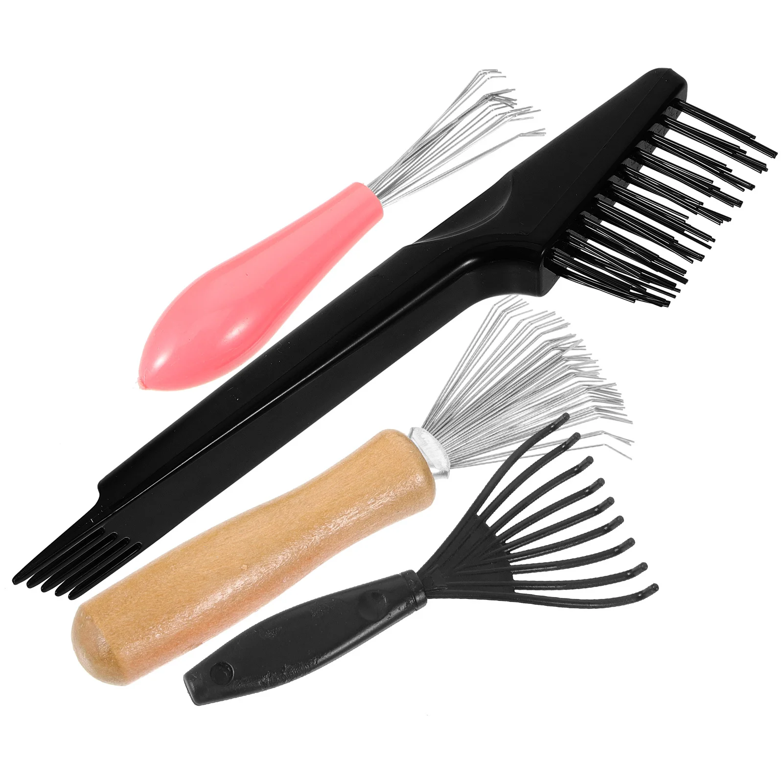 

4Pcs Hair Brush Cleaner Tool Clean Comb Detangler Portable Brush Hair Remover for All Hairbrushes and Combs Hairbrush Cleaner