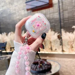 3D Flower Earphone Case For Samsung Galaxy Buds2 Pro / Galaxy Buds FE / Galaxy Buds 2 / Galaxy Buds Pro / Galaxy Buds Live Cover