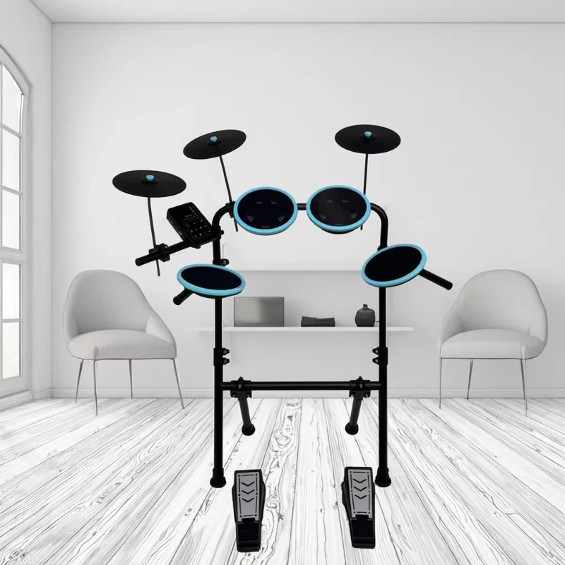 

DD01 Electronic Drum Kit for Beginners and Kids - Lightweight 7-Pad Digital Drum with Headphone Jack and 100 + Sounds