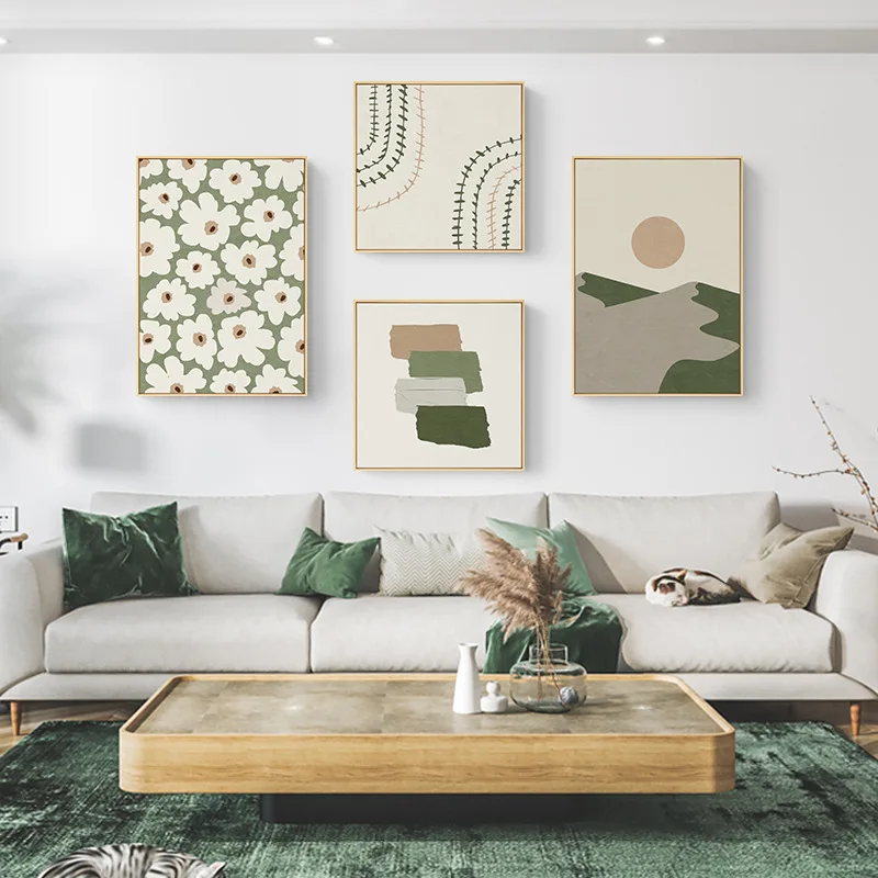 

Canvas painting, Nordic decorative painting, living room, sofa, background wall, bedroom, foyer, hanging poster