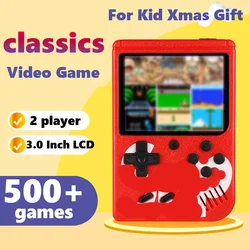 Retro Portable Mini Handheld Video Game Console 8-Bit 3.0 Inch LCD Color Kids Game Player Built-in 500 games For Kid Xmas Gift