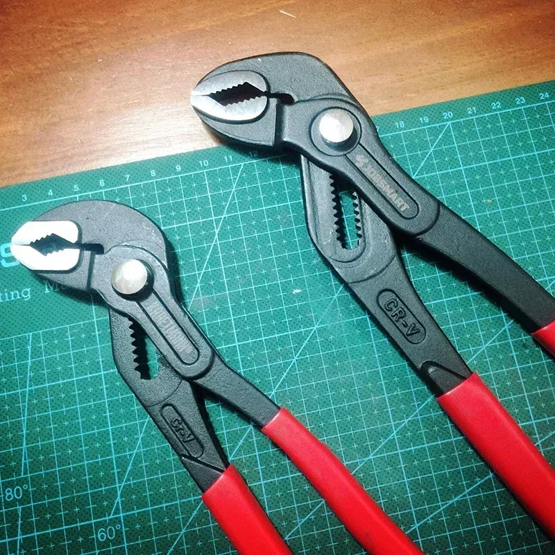 Multifunctional Water Pump Pliers Hardware Maintenance Tool Chrome Vanadium Steel Large Open End Wrench Plumber Hand Tools