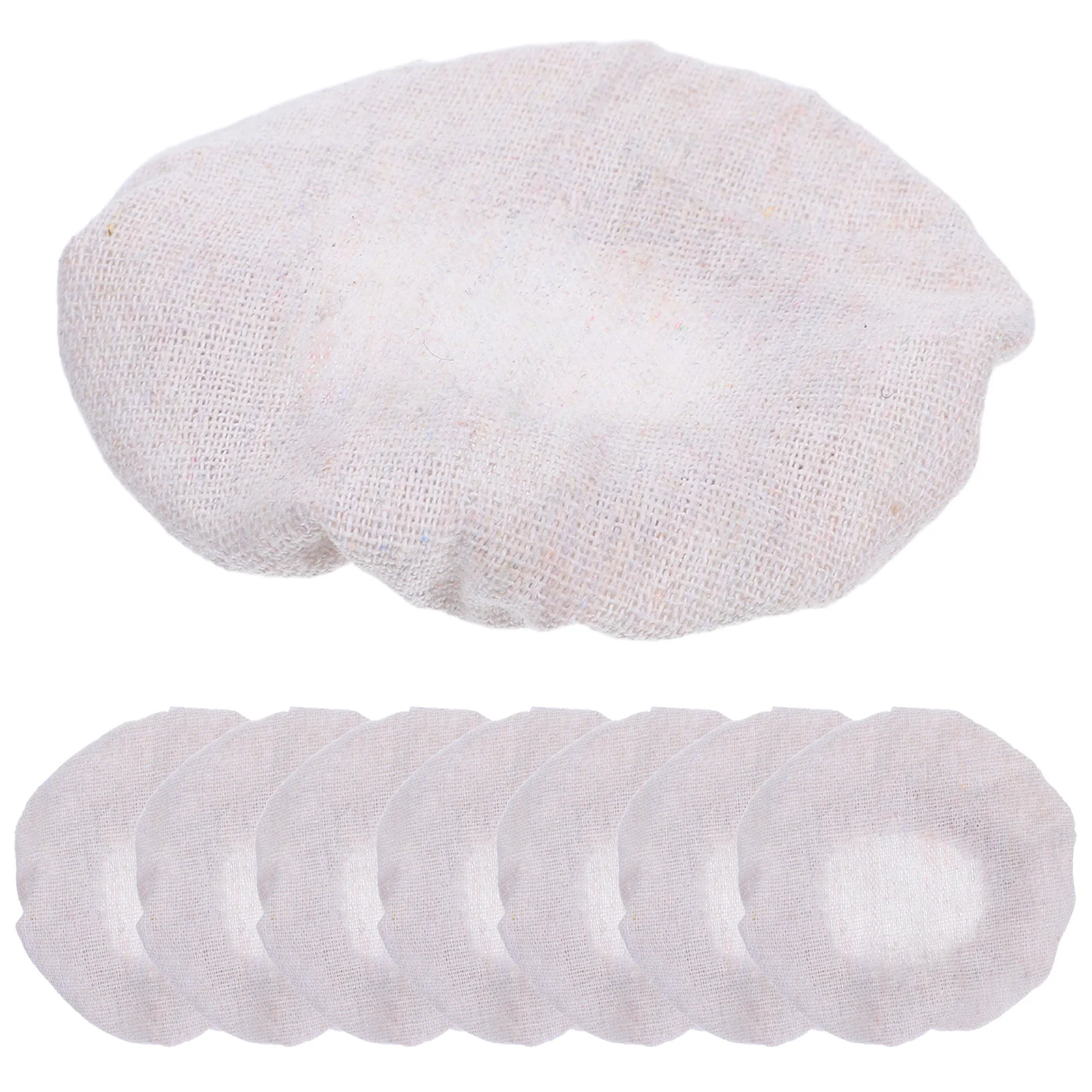 

8Pcs Fermentation Jar Covers Elastic Cloth Breathable Reusable Stretch Fabric Lids for Sourdough Starter Mason Wide Mouth Jars