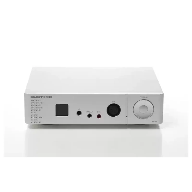 GUSTARD H16 Amplificador de fone de ouvido Hi-Res Display OLED XLR/RCA Pré-amplificador balanceado Grande companheiro decodificador Gustard X16