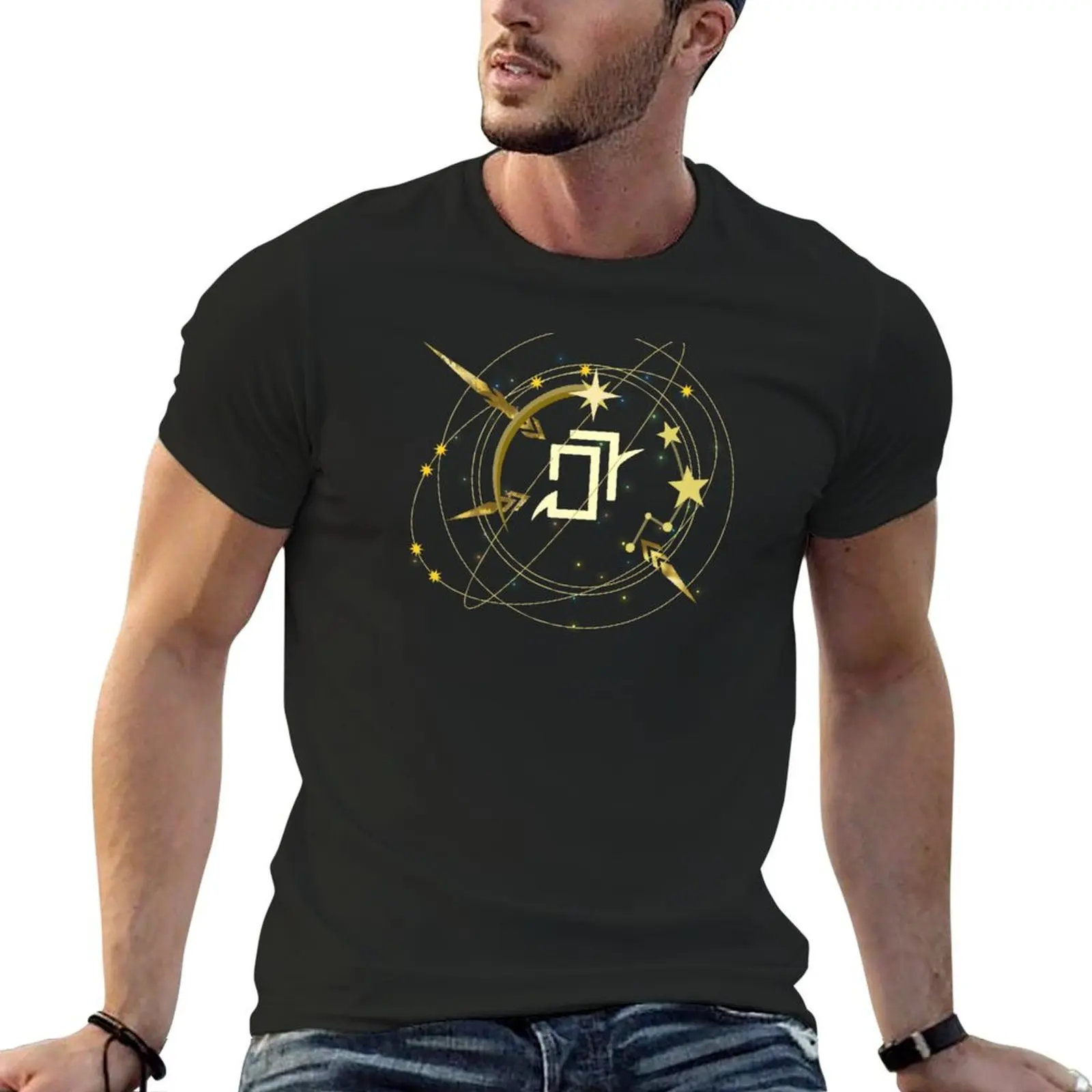 FFXIV Astrologian Job Mat T-Shirt Short sleeve tee oversized t shirt man t shirt vintage anime shirt t men