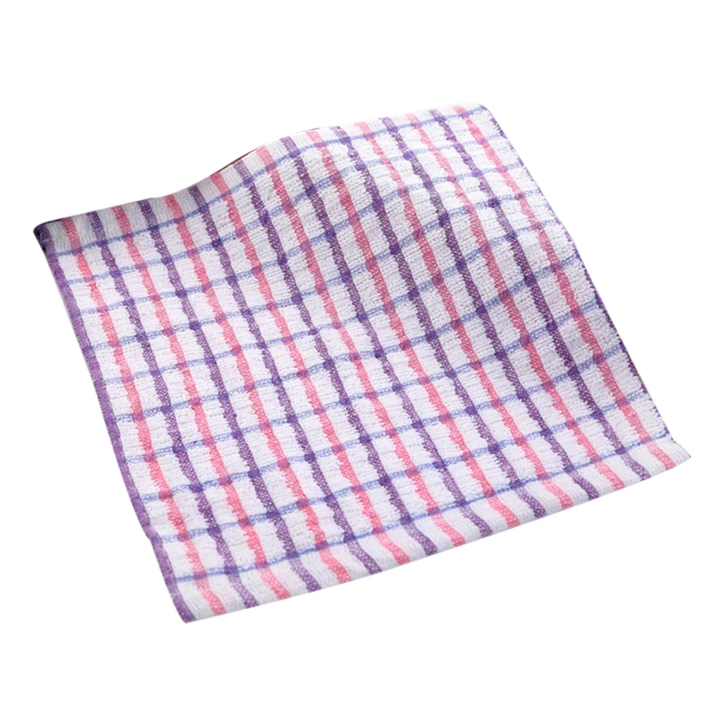 

Nonstick Kitchen Rags Absorbent Lintfree Cotton Yarn Window Glass Cloth Washcloths Super Quick Dry Machine Beautiful