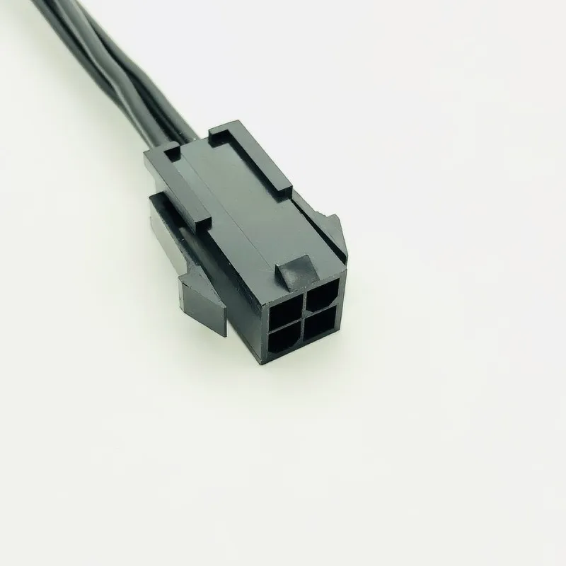 Cable de extensión de fuente de alimentación para PC, conector macho a hembra, 4 pines, 4 pines, 4 P, ATX, 20cm, UL, 18awg