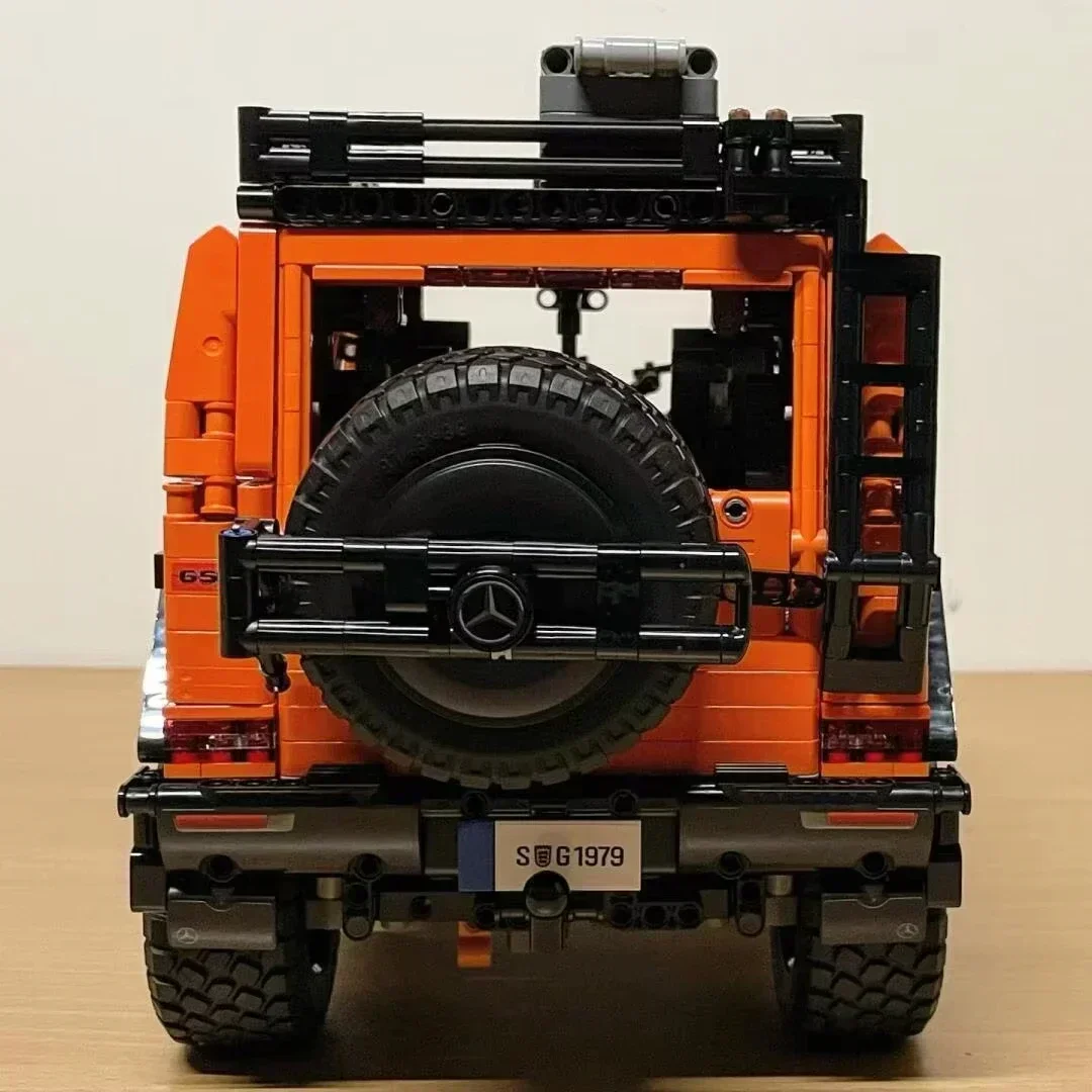 2891 Uds G500 bloques de construcción de vehículos todoterreno, modelo de coche 9569 juguetes para niños, regalo de Festival de cumpleaños de Navidad