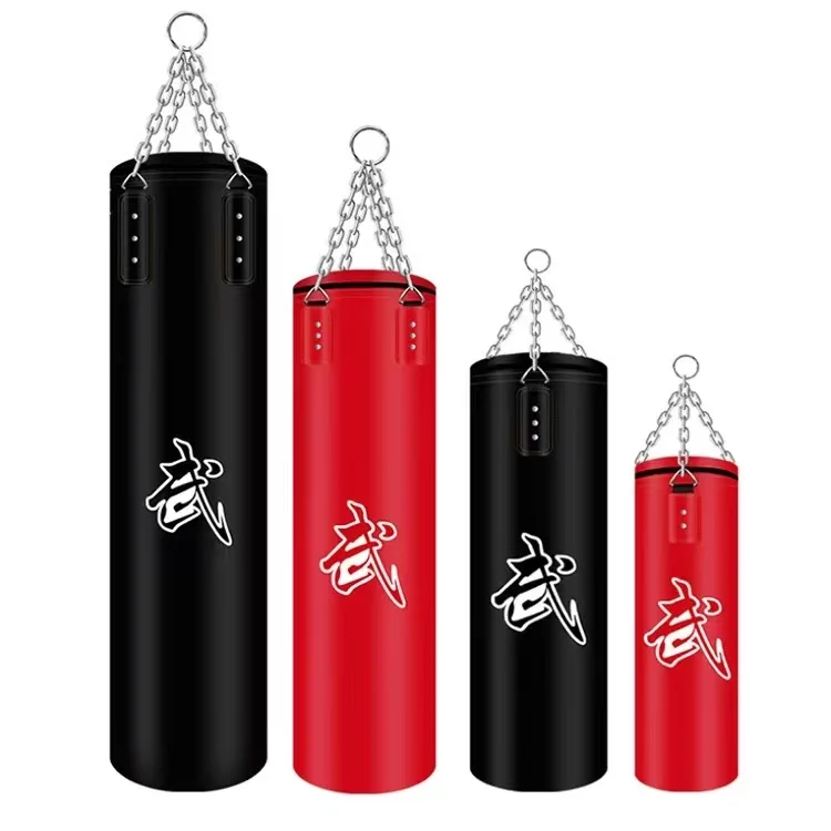 

Custom Punch Heavy Boxing Punching Bag Gym Fitness Training Equipment PU & PVC Material Custom Colorpromote sales