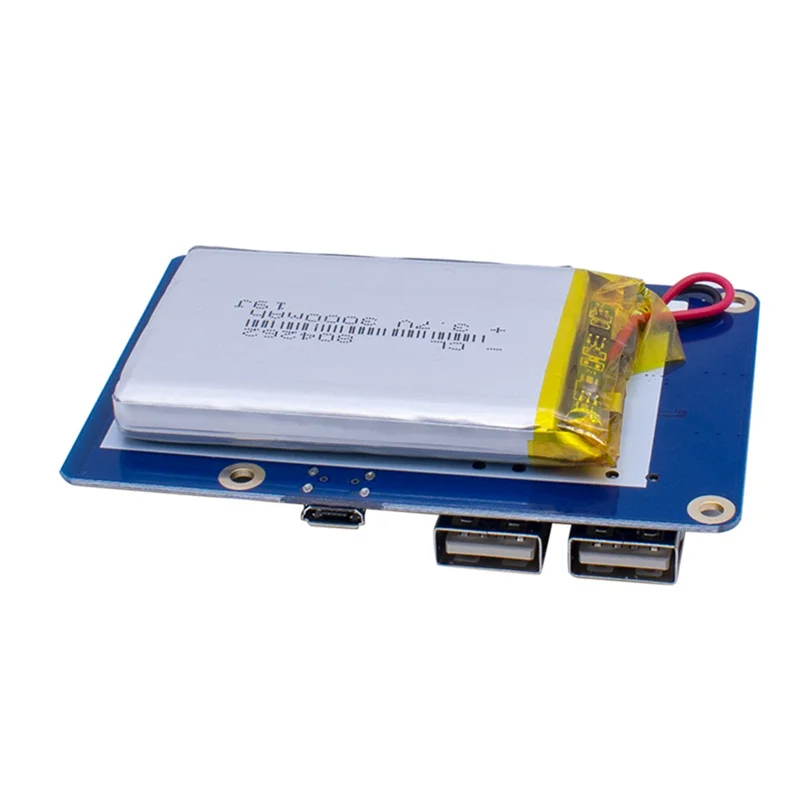 

Lithium Battery Expansion Board Dual USB Power Supply Expansion Board With Switch For Raspberry Pi 3