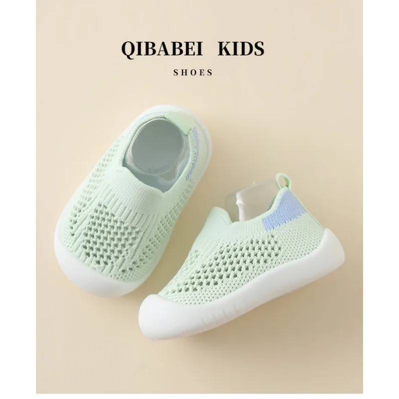 Zapatos informales transpirables para niños y niñas, zapatillas de malla, fondo suave, cómodas, antideslizantes