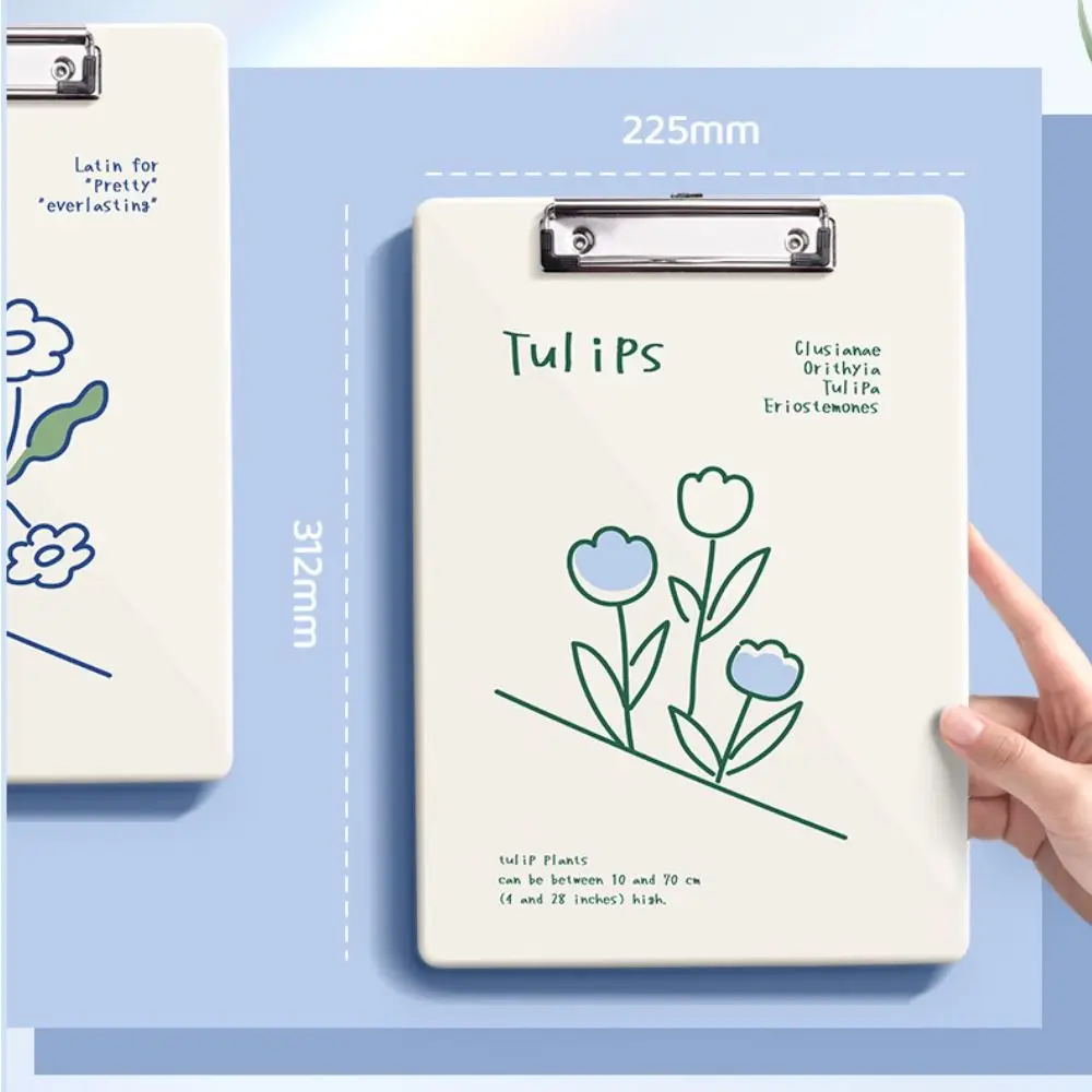 Signature Board A4 File Folder Board Clamp With Low Profile Gold Clip Document Folder Drawing Writing Clipboard