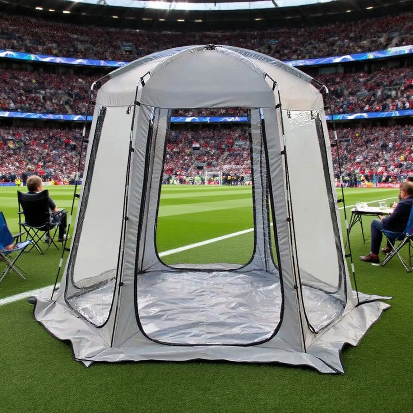 3-4 أشخاص خيمة صيد شتوية خيمة رياضية خيمة مراقبة خارجية شفافة مقاومة للطقس البارد للعائلة والمعجبين #3