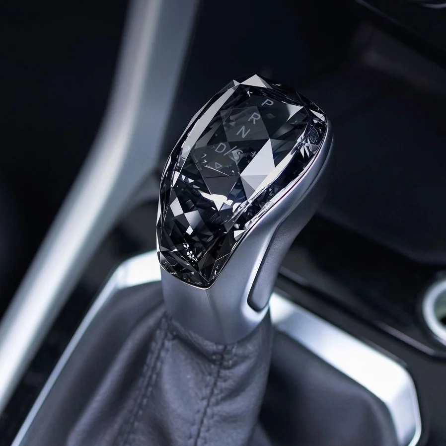 For VW Tiguan/Tacqua/Sagitar/Polo/T-Cross/Passat/T-ROC/Jetta Crystal Gear Shift Knob Stick Head Shifter Car Accessories