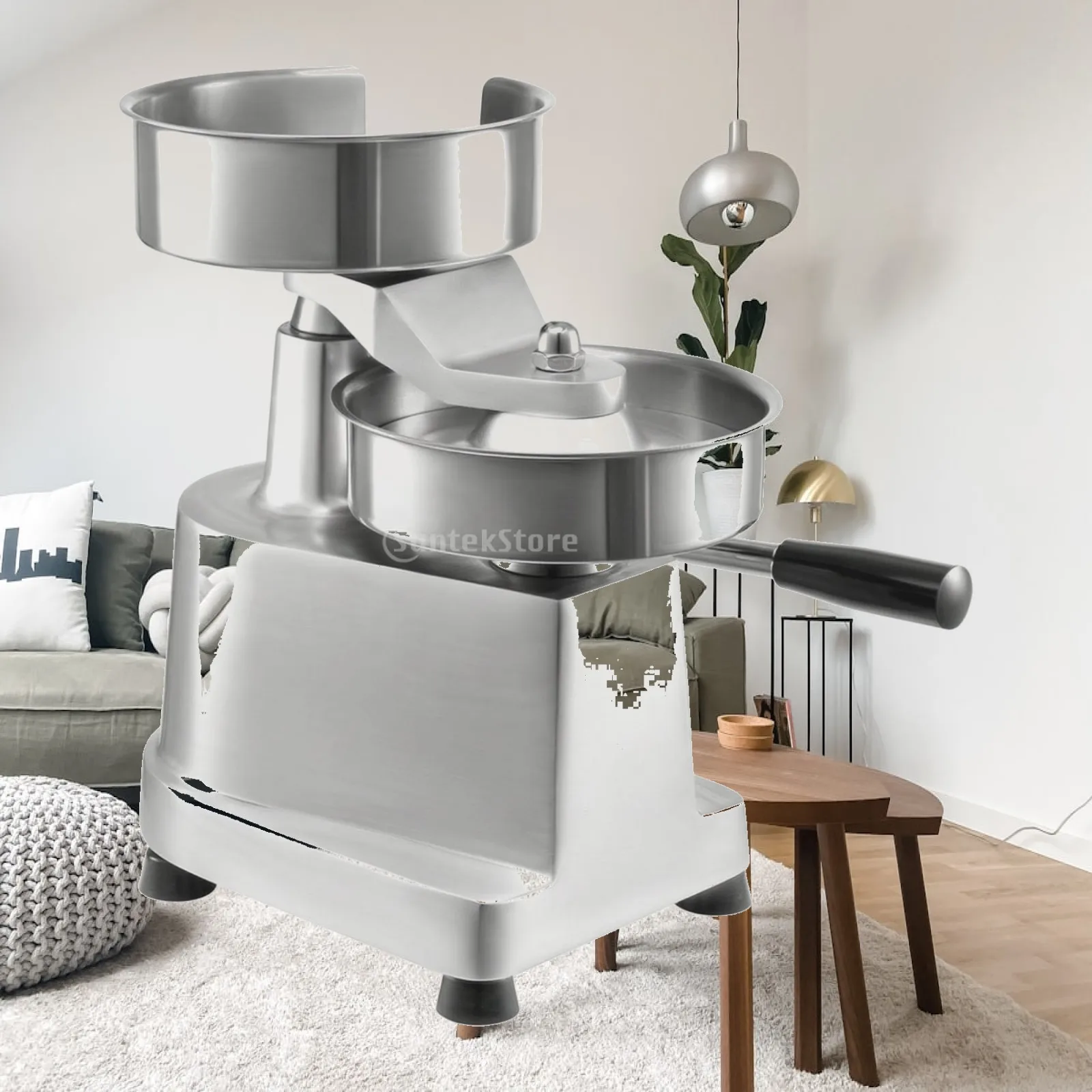 Hand Operated Burger Patty Press Stainless Steel Meat Press Tool Hamburger Mold Maker for Uniform Round Patties Kitchen Use