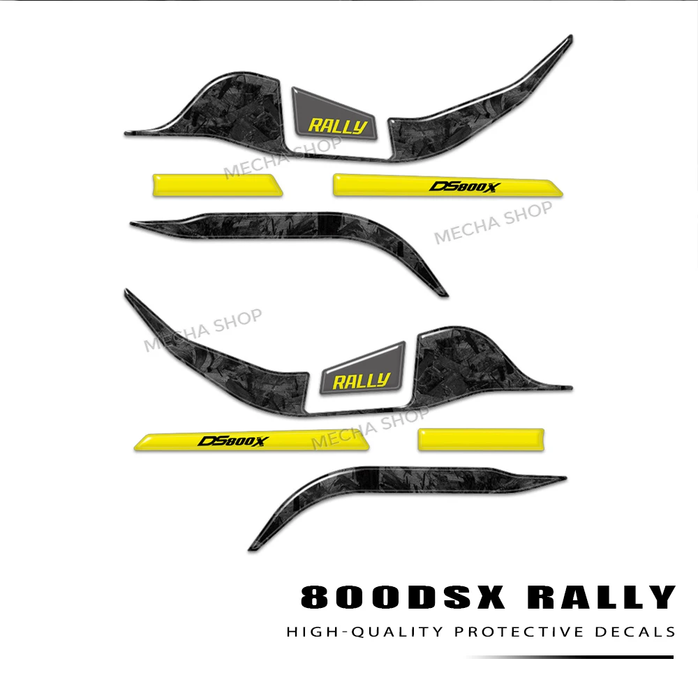 For Voge Valico 800DSX Rally 2025 2026 3D Motorcycle Handguard Shield Stickers Motocross Hand Guard Protetion Decals