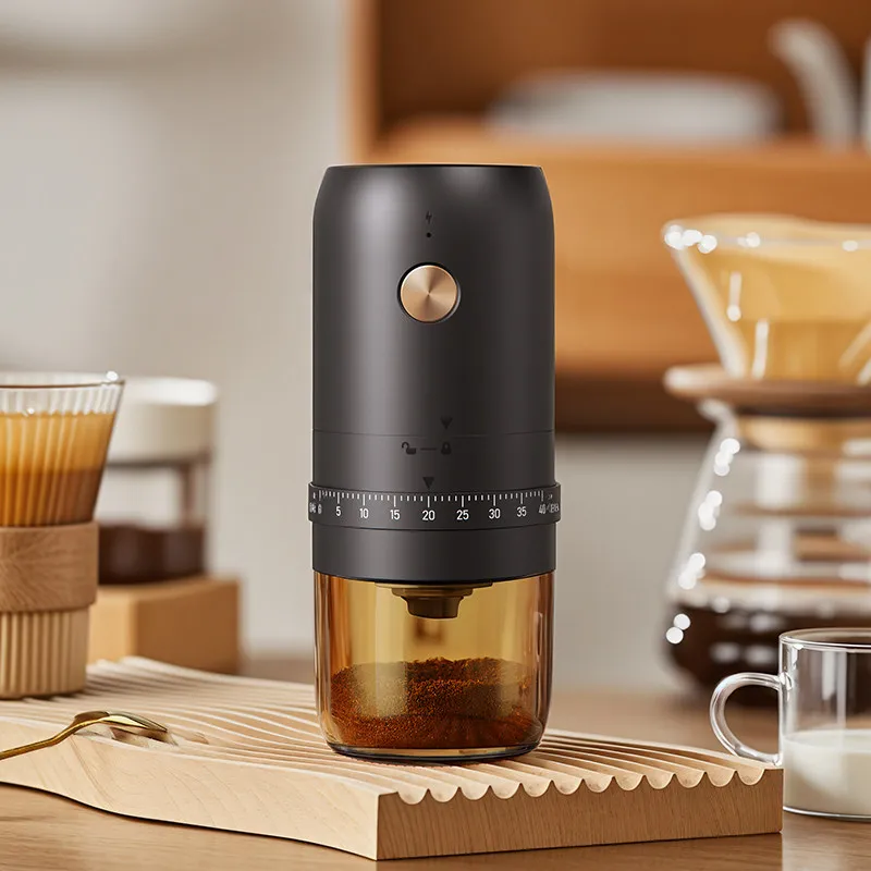 rechargeable-electric-coffee-grinder-long-battery-life-portable-stainless-steel-burr-auto-stop-for-home-travel-manual-convert