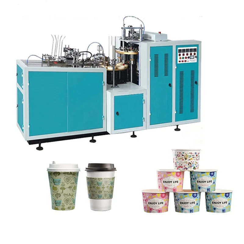 

Automatic High Speed Paper Cup Maker Machine Biodegradable Ice Cream Cake Paper Cup Making Production Machine of Paper Cups