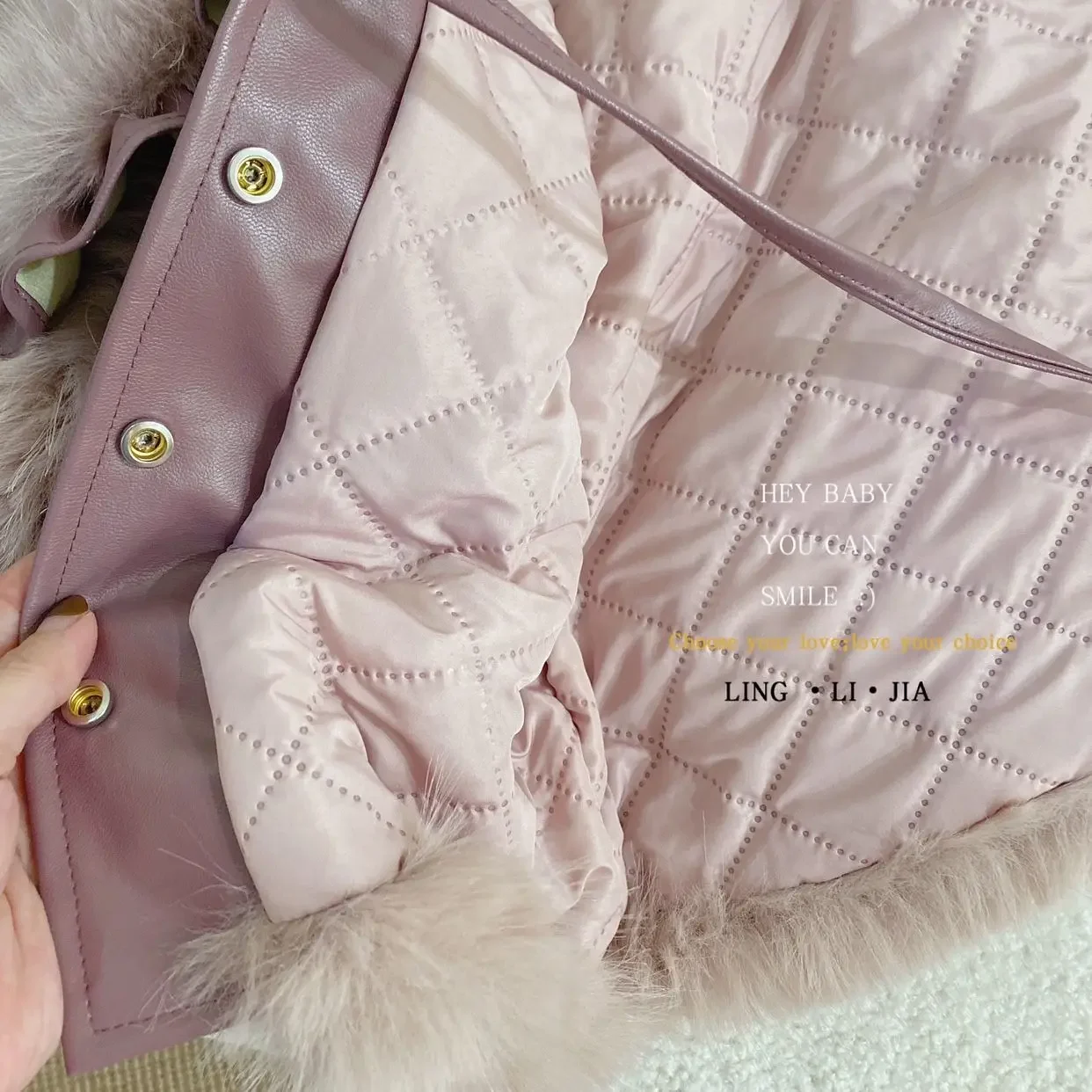 Girls\' thickened  fur grass coat Korean winter new baby fur coat children\'s clothing warm  winter coat  kids jackets for girls