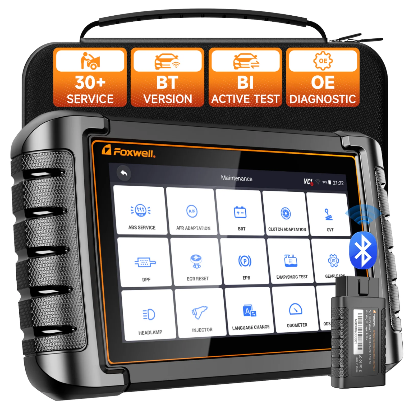 For NT809BT OEM ODM Car Diagnostic Scanner All System OBD2 30 Function Engine Light Wireless Tool 1-Year 7