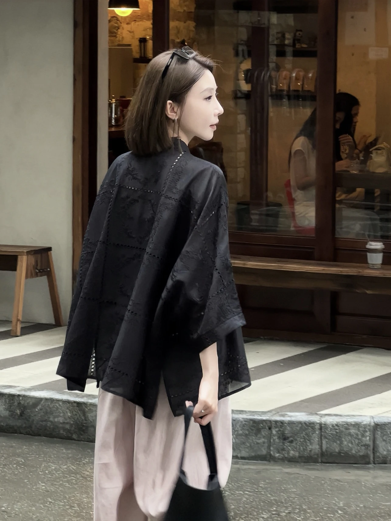 

Новинка: Летний топ Ravello из плотной ткани с японской вышивкой Jungha, однотонный, повседневный, для верхней части тела, в стиле Six Woodsen