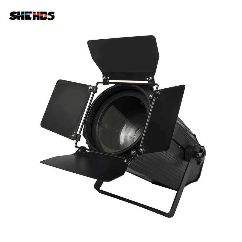 Imagem -02 - Shehds Peças Led 200w Cob Zoom Linear Branco Fresco Mais Branco Quente Iluminação Par com Porta de Celeiro Luzes de Palco Casamento dj Discoteca Bar