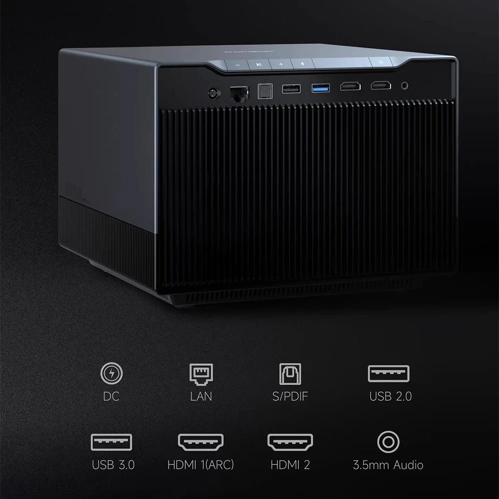 Dangbei F6 DLP 4K Projector HiSilicon Chip With 8K Decode 240HZ Full Color 4LED Light Source 1800
