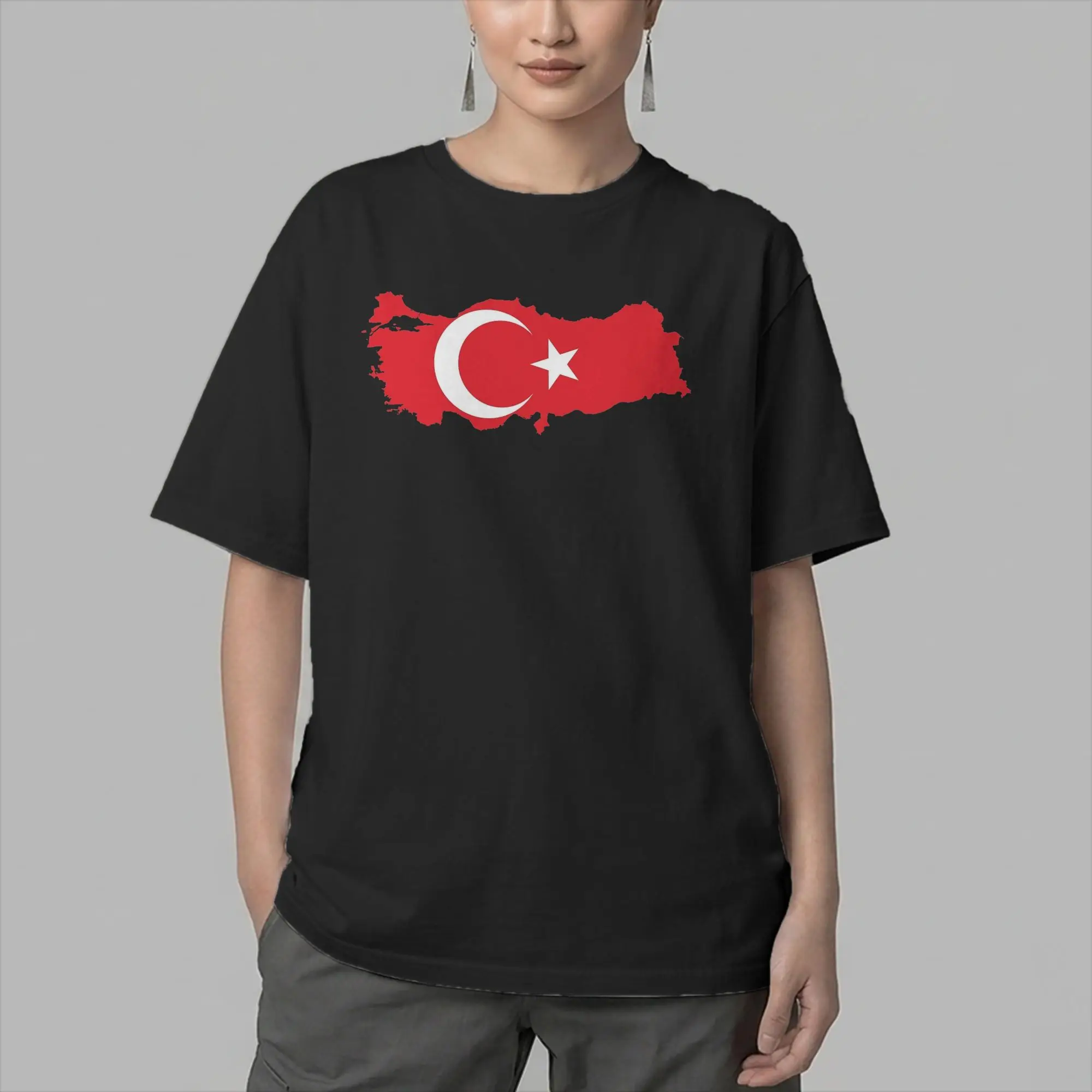 Novelty Turkish Flag Turkey Proud  T-Shirt for Men Crew Neck Pure Cotton T Shirt  Short Sleeve Tees Adult Tops