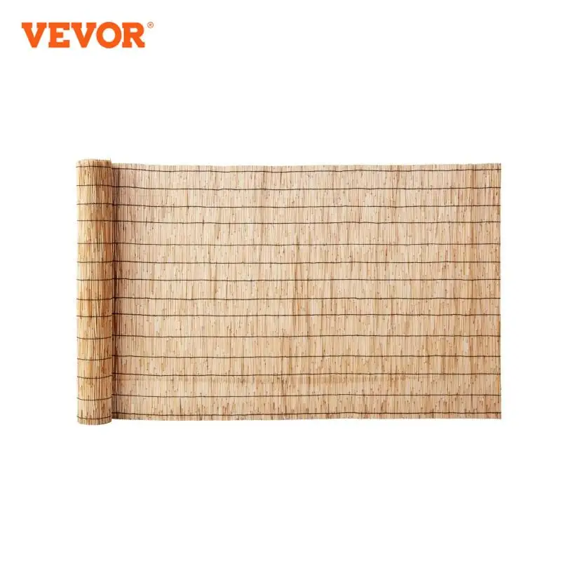 VEVOR Natural Reed Fencing 3.3ft x 9.8ft Reed Screen Curtain Balcony Reed Fence Roll for Outdoor Backyard Patio Decorative Fence