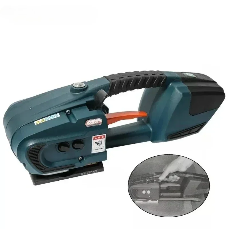 

JDC Electric Welding Strapping Tool 13mm-16mm PP/PET Straps Battery Powered Automatic Hot Melting Banding for Packaging