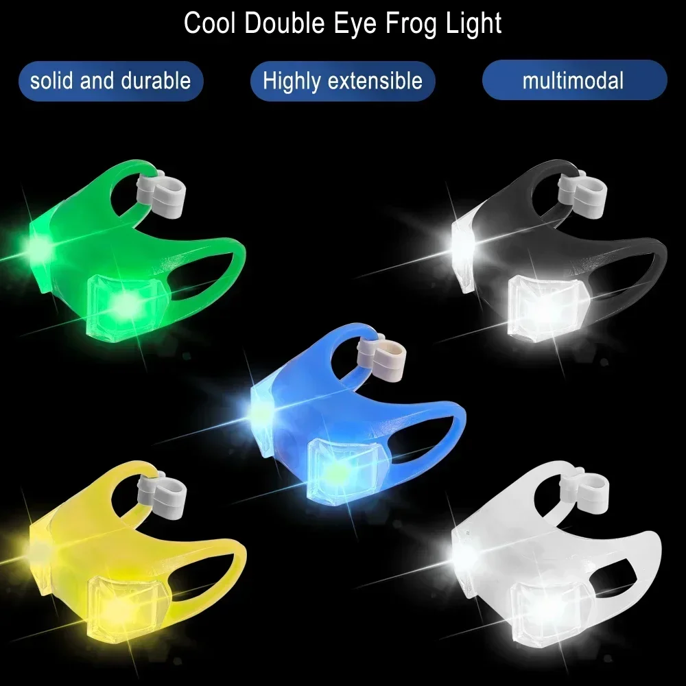 Electric Scooter Headlight Tail Frog Light 2 LED Beads Warning Lights Night for Xiaomi M365 Pro Pro2 Mi3 Lamp LED Accessories