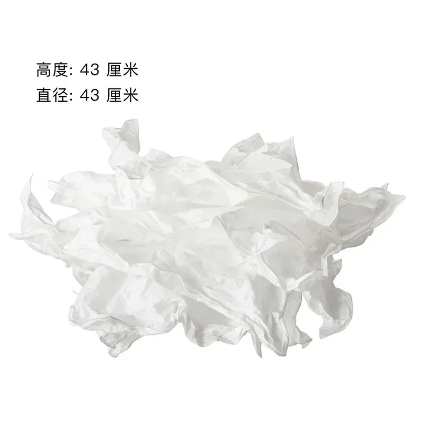 

DIY ручной работы Krusning бумажный подвесной светильник, белый абажур, дизайн облака, декоративный светильник для спальни, ресторана