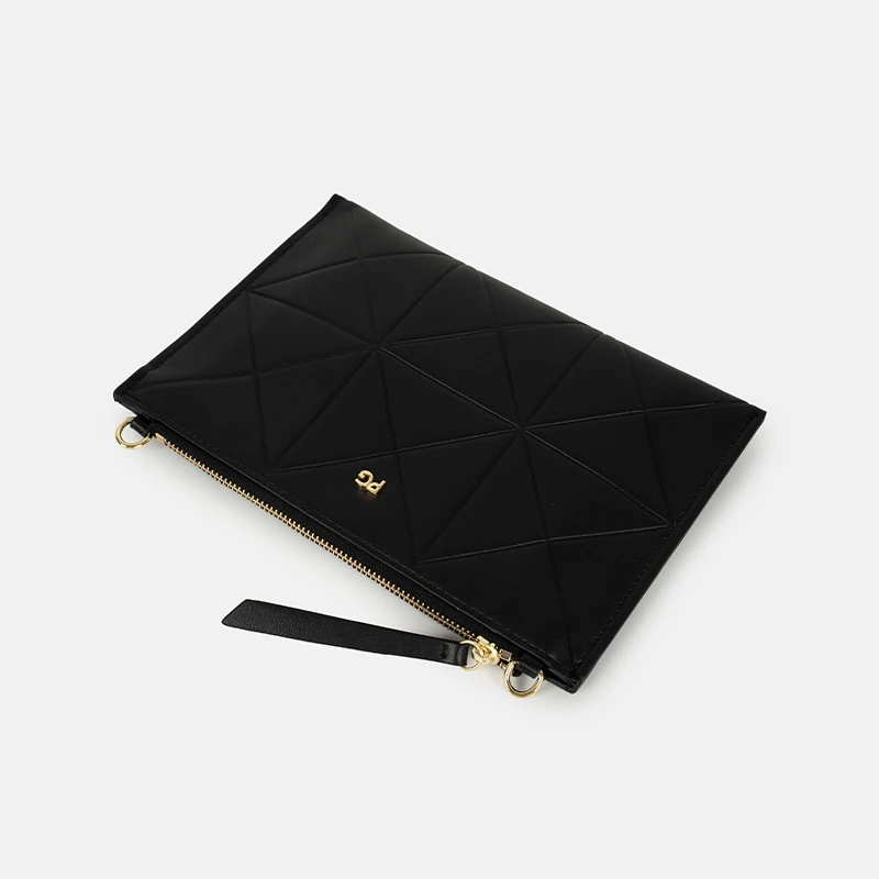 PG Leather Crossbody Bag Women Quilted Design Removable Strap Clutch Purse Multi Color Fashion For Daily Wear Party image 4