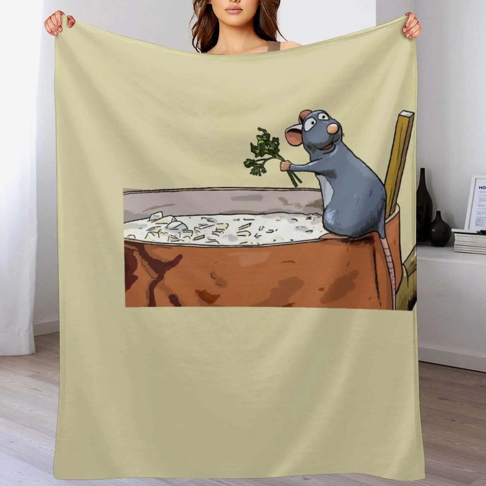 

Ratatouille Throw Blanket All Season Soft Lightweight Blanket for Home