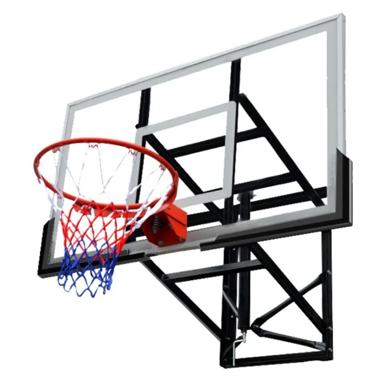 

Gymnasium Adult wall-mounted wall-mounted adjustable height Indoor and outdoor fixed basketball hoop