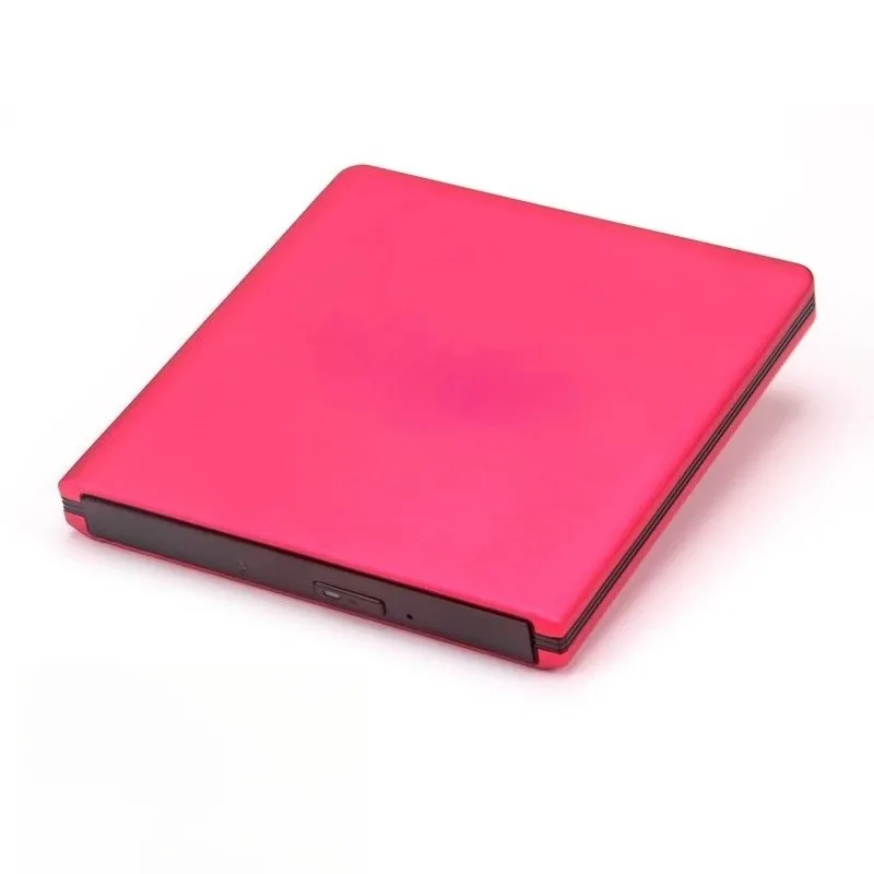 For External Portable Blu-ray DVD Burner Optical Drive, Support 3D, Universal for Desktop and Laptop