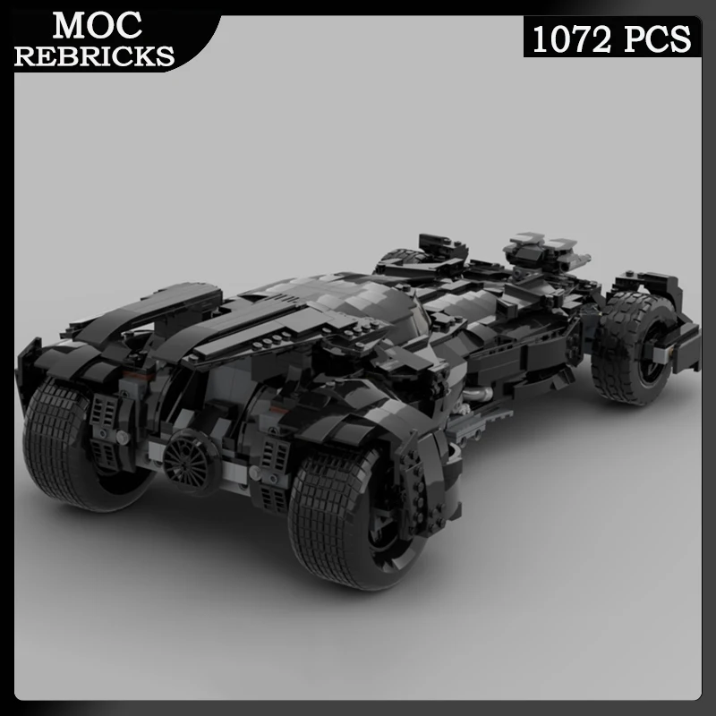 City Vehicle Series Batmobile DCEU MOC Building Block Bricks Originality Toys DIY Educational Model Children Birthday Kid Gifts