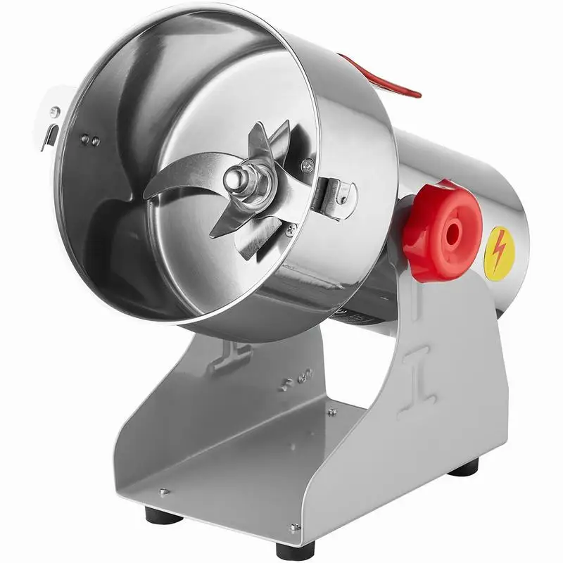 

1000g Electric Grain Mill Grinder, High Speed 3000W Commercial Spice Grinders, Stainless Steel Pulverizer Powder Machine, for Dry Grains Spices Cereals Coffee Corn Pepper, Swing Type