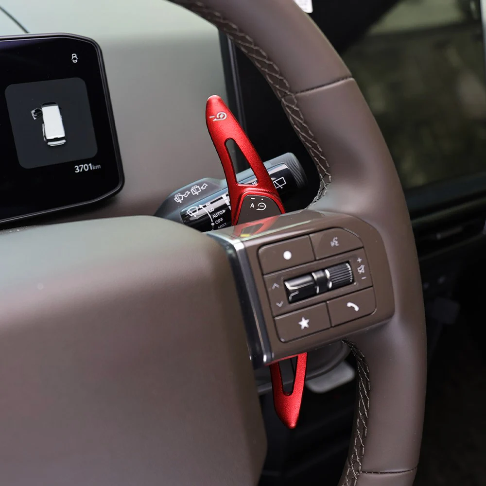 Car Steering Wheel Shift Paddle Extension For KIA PV5 2025 2026 DSG Shifter Stickers Car Accessories