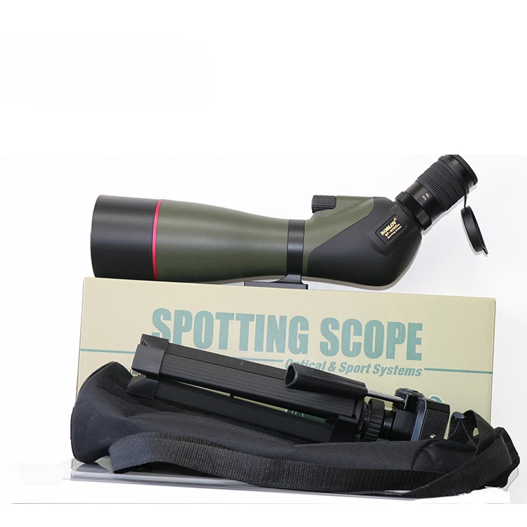 Best-selling 20-60X80 waterproof HD spotting scope bird watching high magnification zoom telescope