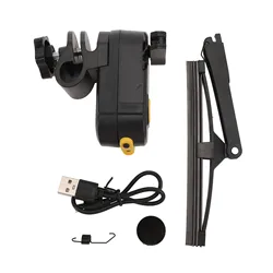 New Motorcycle Windshield Wiper Water Resistant 2 Speed 170 Degree Wiping Rechargeable Windscreen Wiper for Electric Bike
