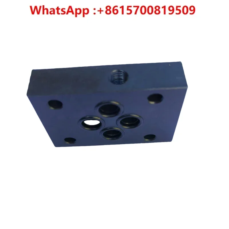 Hydraulic solenoid reversing valve cover 6 through 02 03 16 10 diameter, oil circuit block oil sealing plate, blind plate stuffy