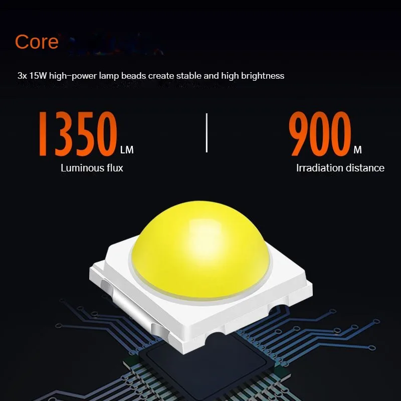 LV6040 Tripod Warning Light LED Multifunctional Car Emergency  Vehicle Triangle Safety Warning Shockproof Anti-Fall Anti-Slip