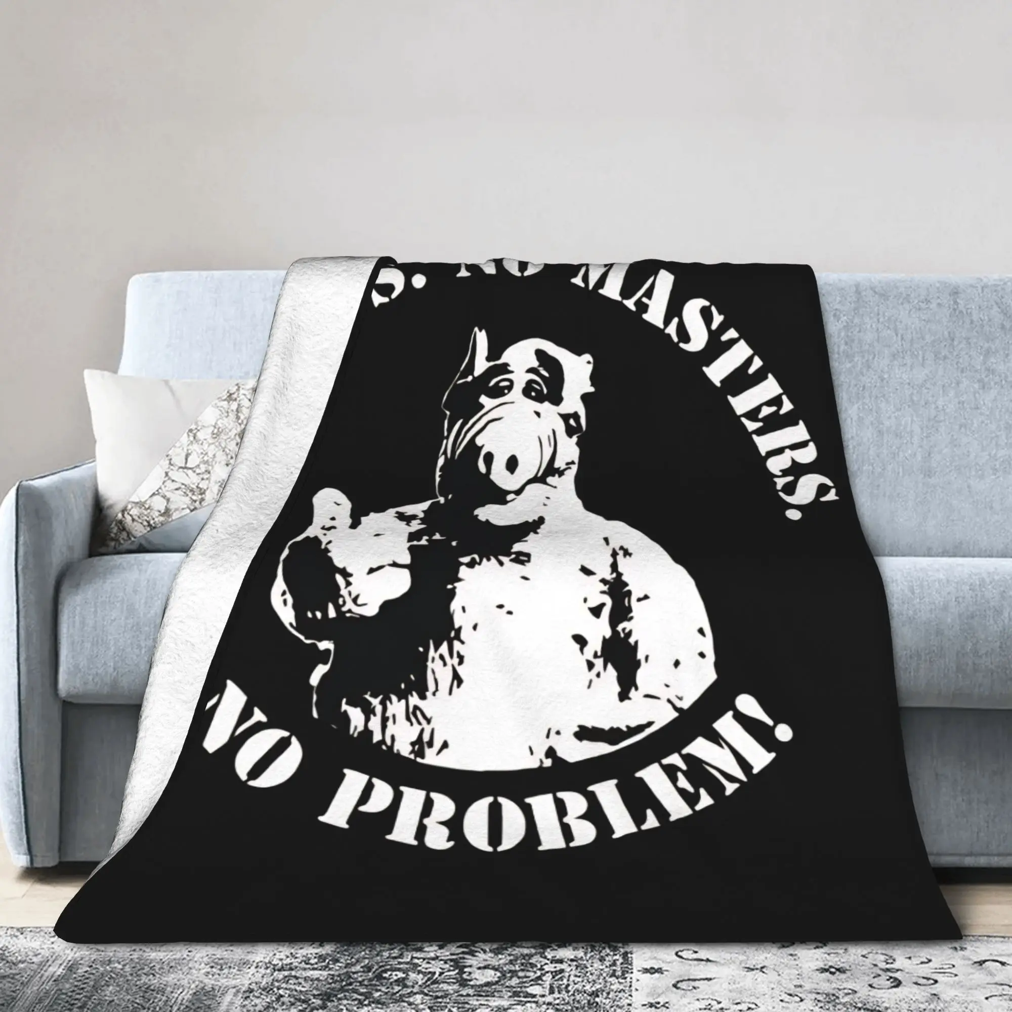 Alf  Alien Life Form Comedy  Blankets Coral Fleece Plush  Lightweight Thin Throw Blankets for Bedding Couch Bed Rug