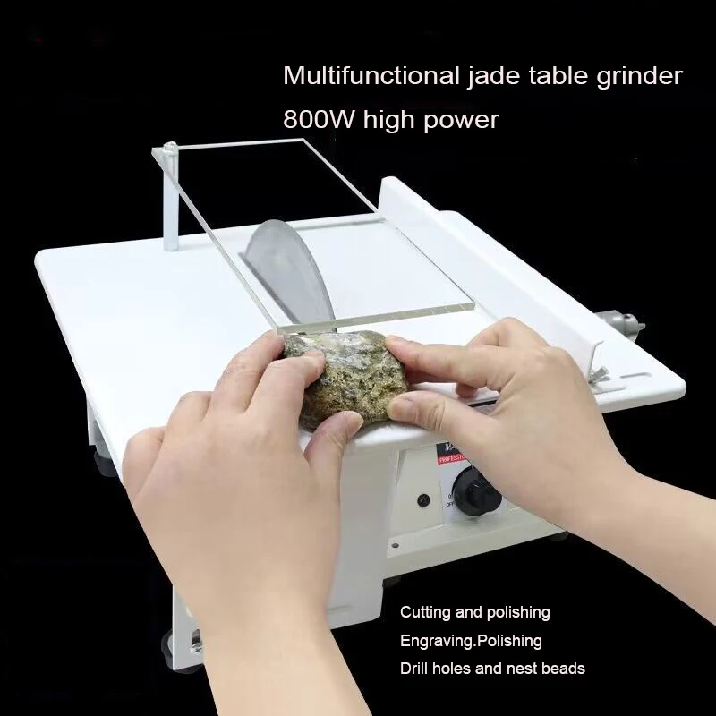 Jade Cutting Machine Multifunction Mini Table Saw Stone Polisher Jade Engraving Grinding Polishing Machine